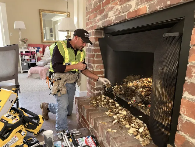 Safe screening installation by Fontana Chimney Sweep in Fontana, CA