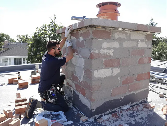 Advanced chimney repair process by Fontana Chimney Sweep in Fontana, CA