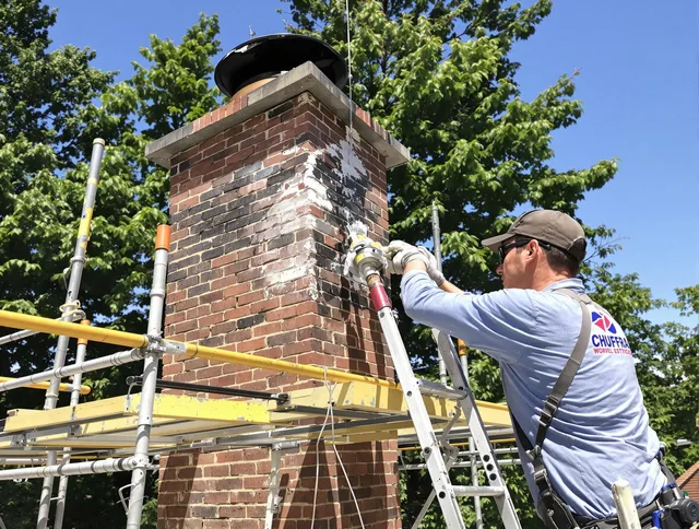 Structural chimney repair by Fontana Chimney Sweep in Fontana, CA